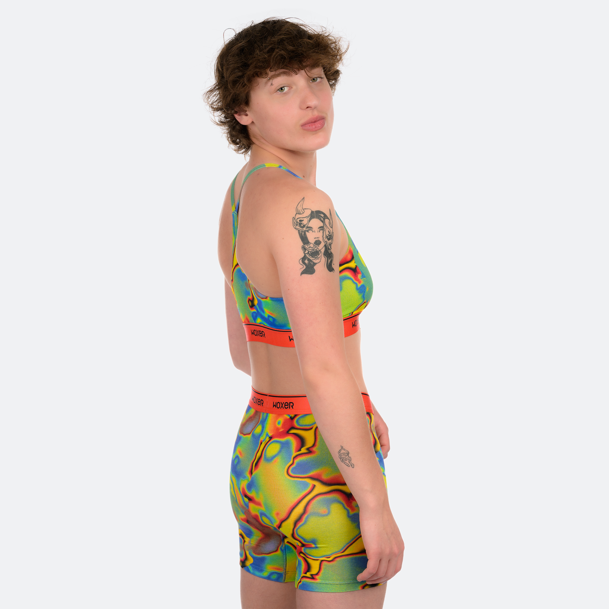 Baller High Waisted Glitch