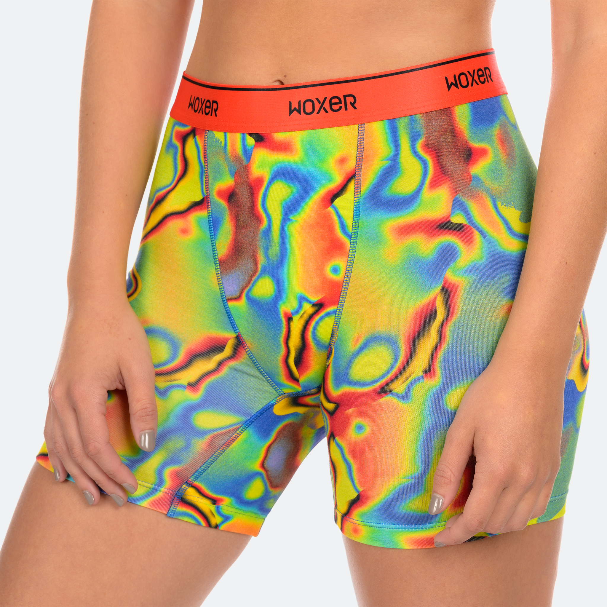 Baller High Waisted Glitch