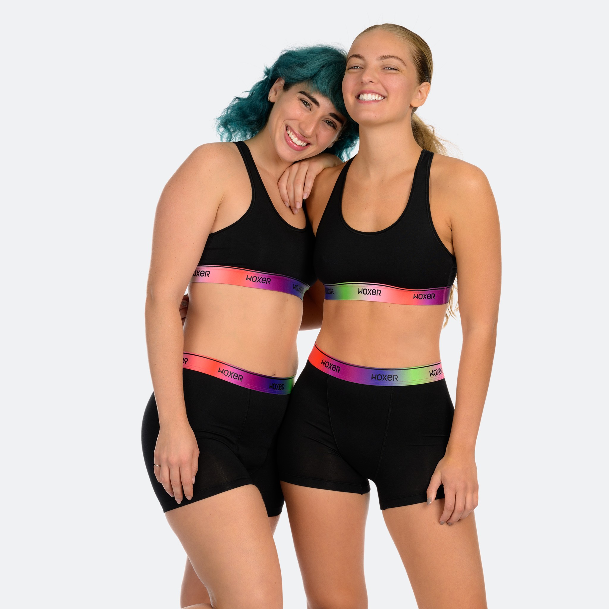 Star High Waisted Oil Slick
