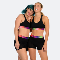 Star High Waisted Oil Slick