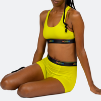 Star High Waisted Electric Yellow