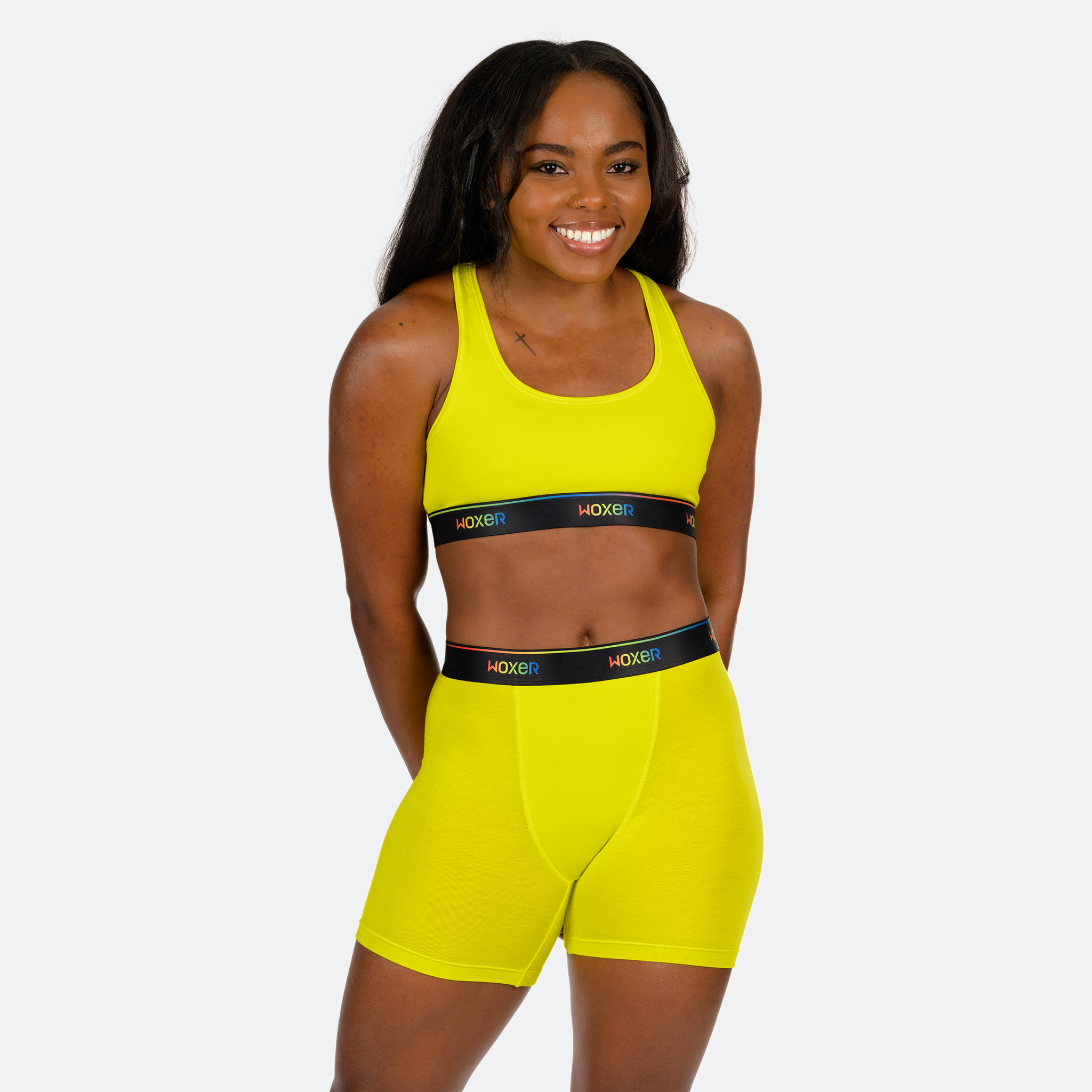 Baller High Waisted Electric Yellow