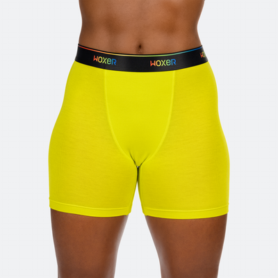 Baller High Waisted Electric Yellow