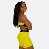 Baller High Waisted Electric Yellow