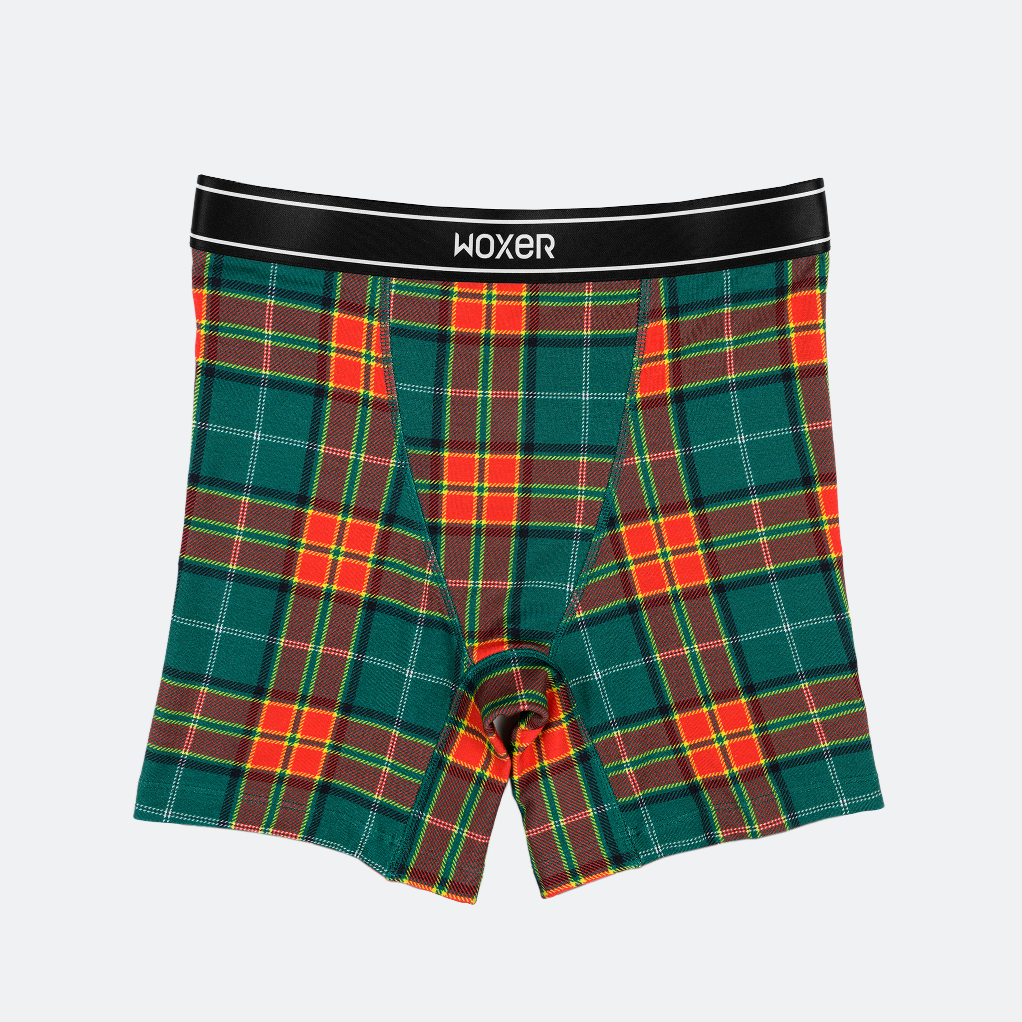 Baller High Waisted Red Plaid