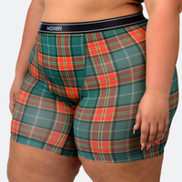 Baller High Waisted Red Plaid