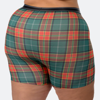 Baller High Waisted Red Plaid