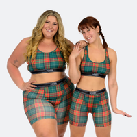 Baller High Waisted Red Plaid