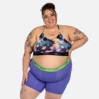 Baller High Waisted Digital Violet