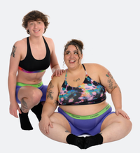 Baller High Waisted Digital Violet