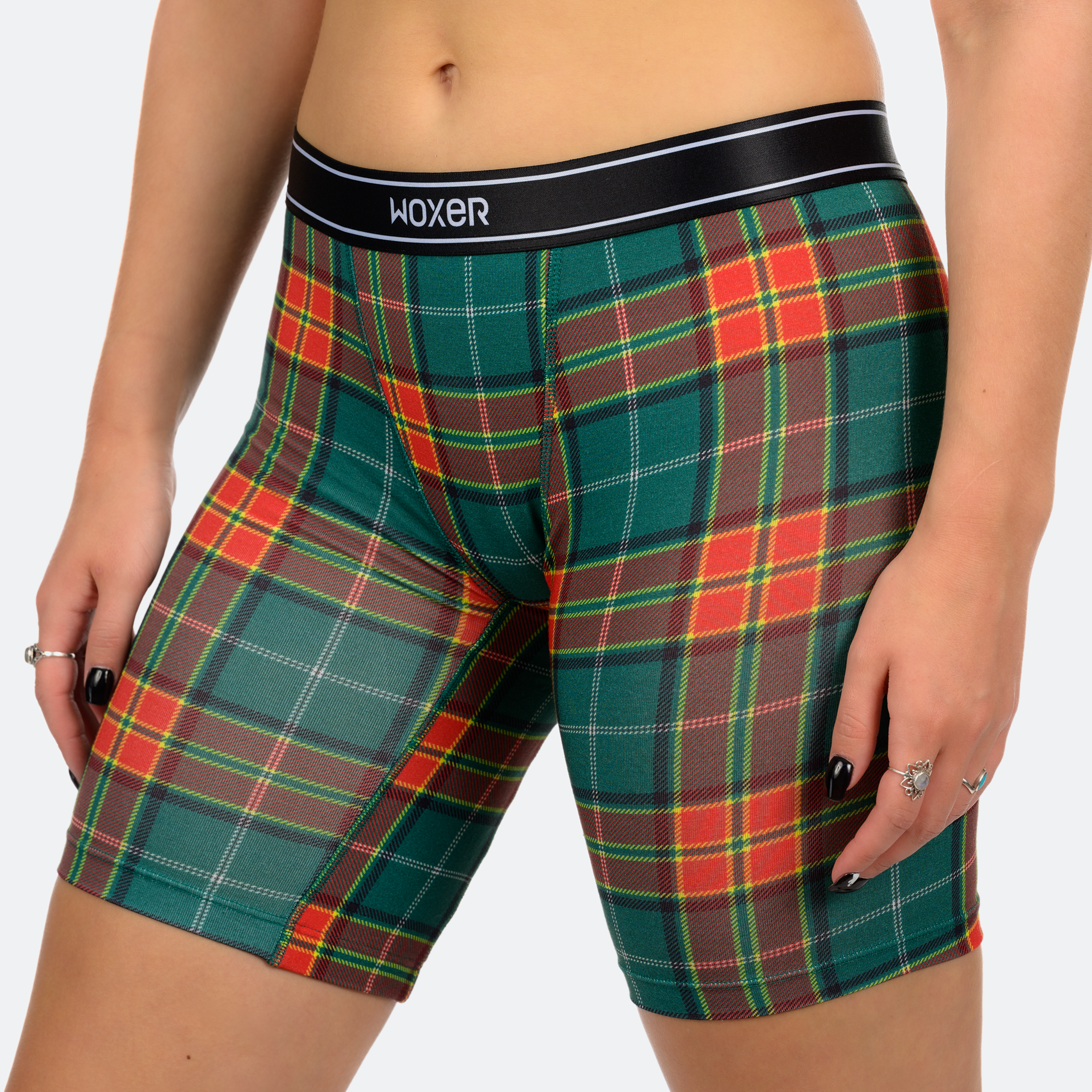Biker Red Plaid