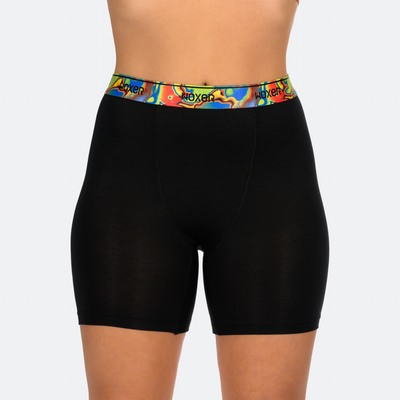 Baller High Waisted Black Glitch