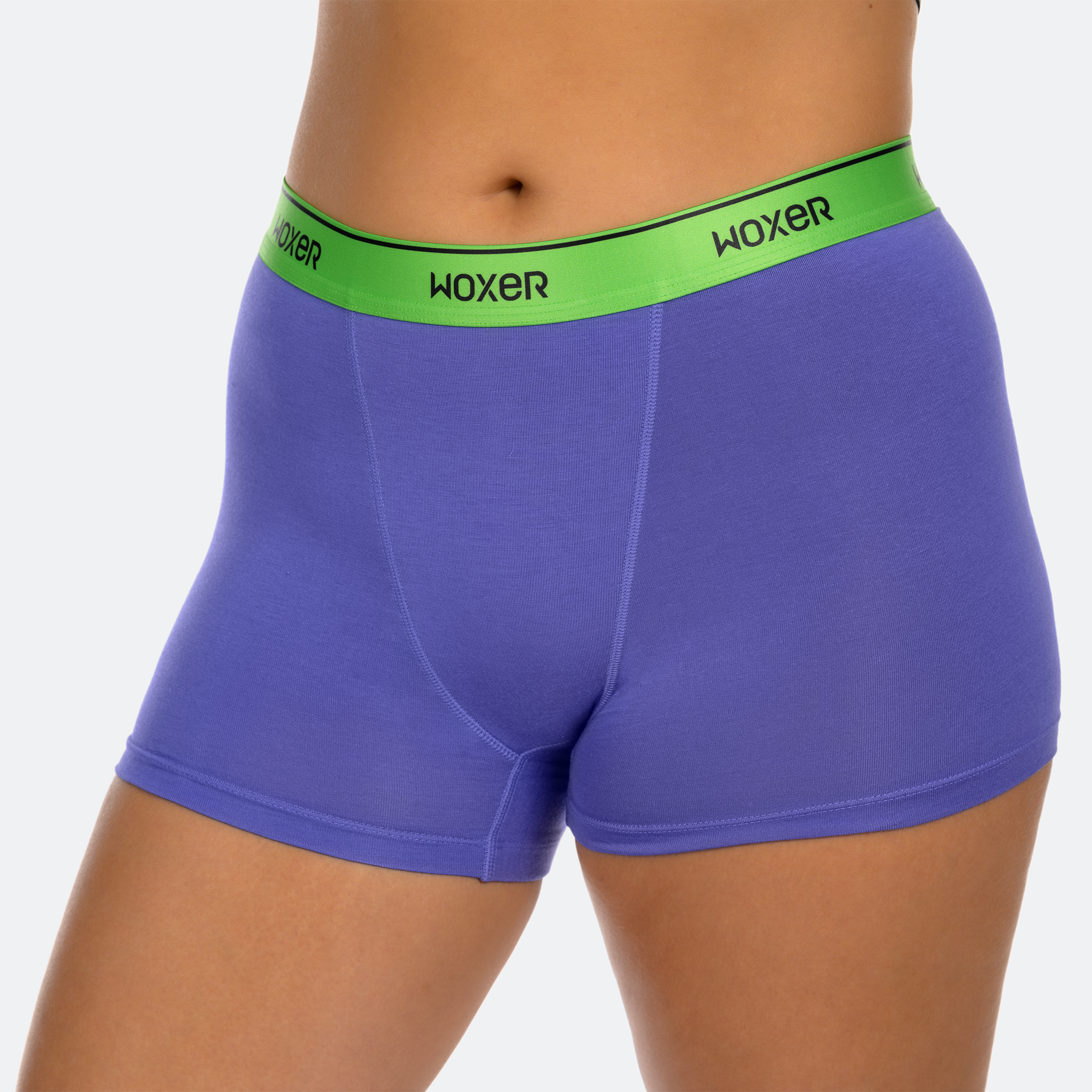 Star High Waisted Digital Violet