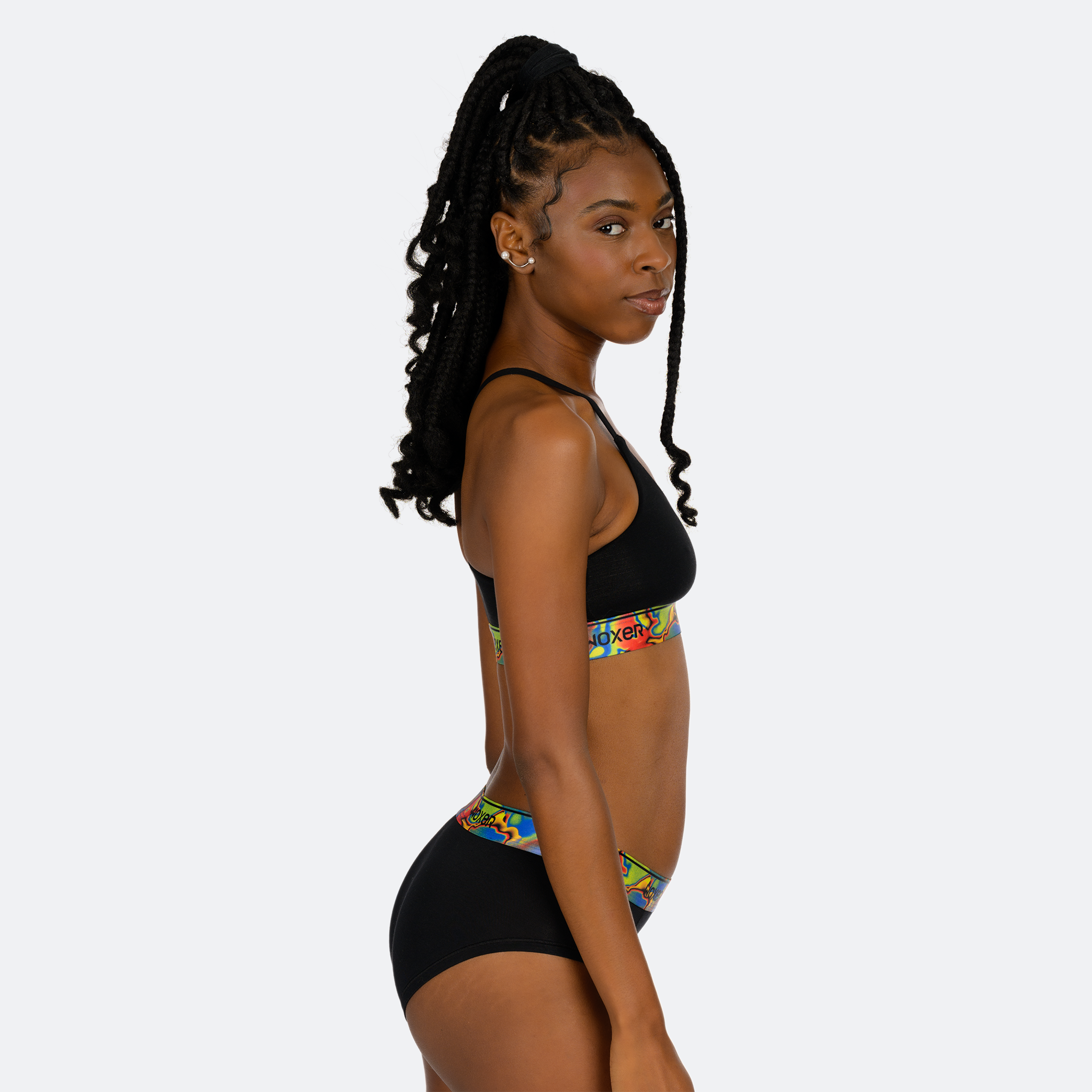 Classic Black Glitch