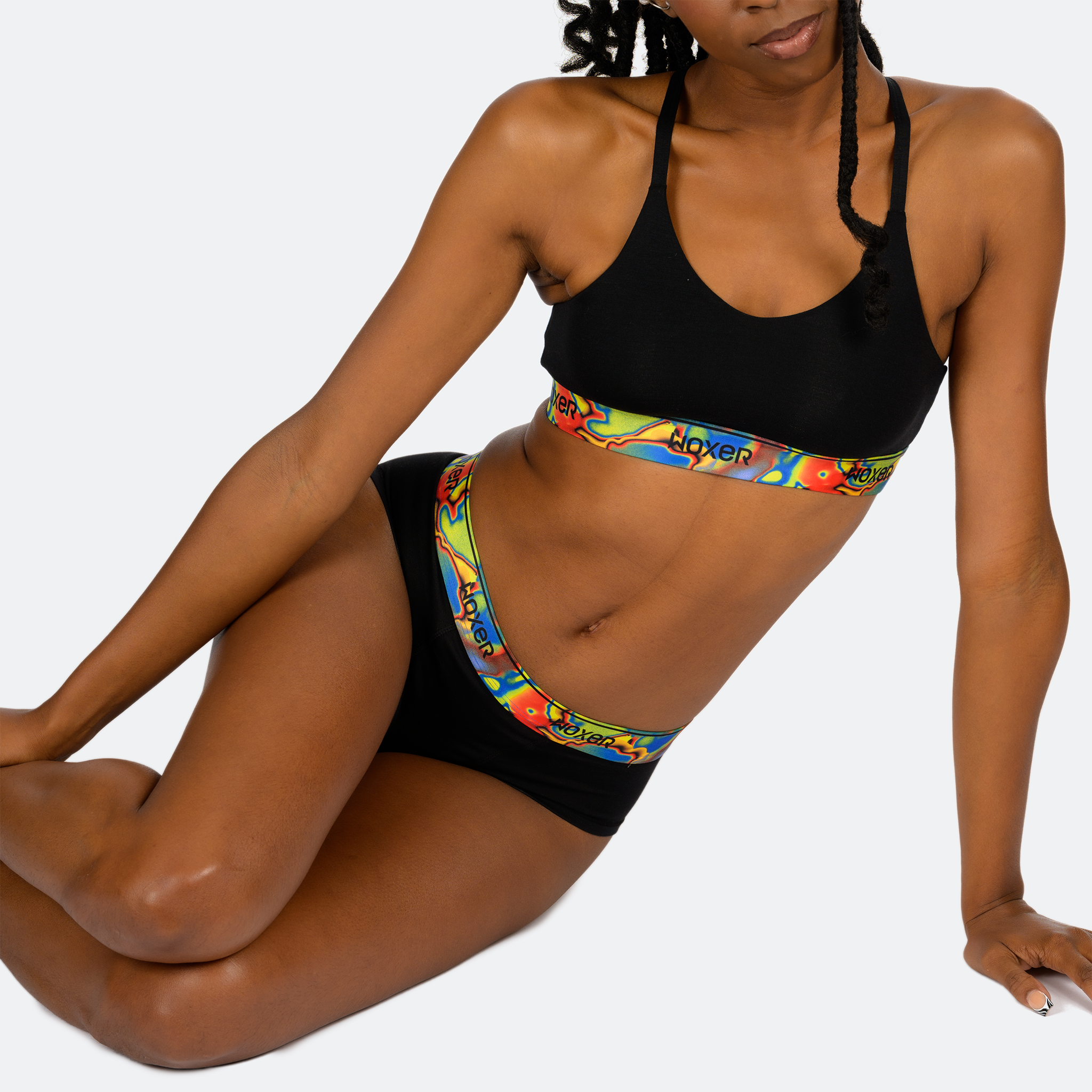 Classic Black Glitch