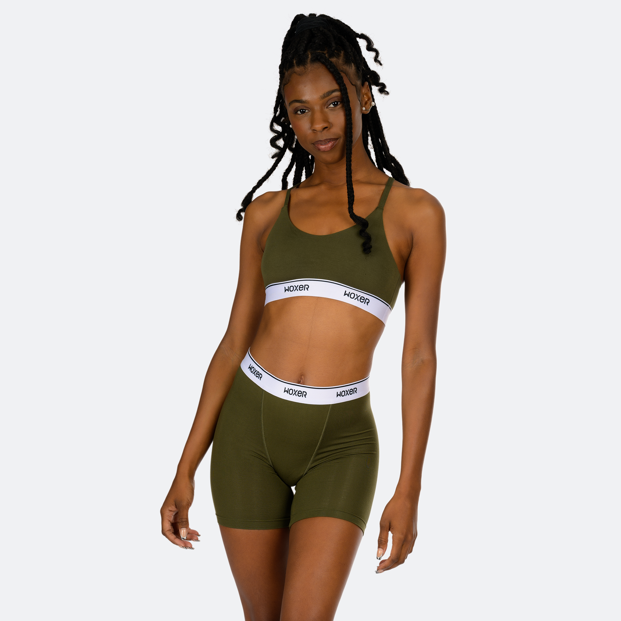Baller High Waisted Mountain Green