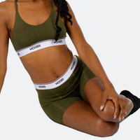 Baller High Waisted Mountain Green
