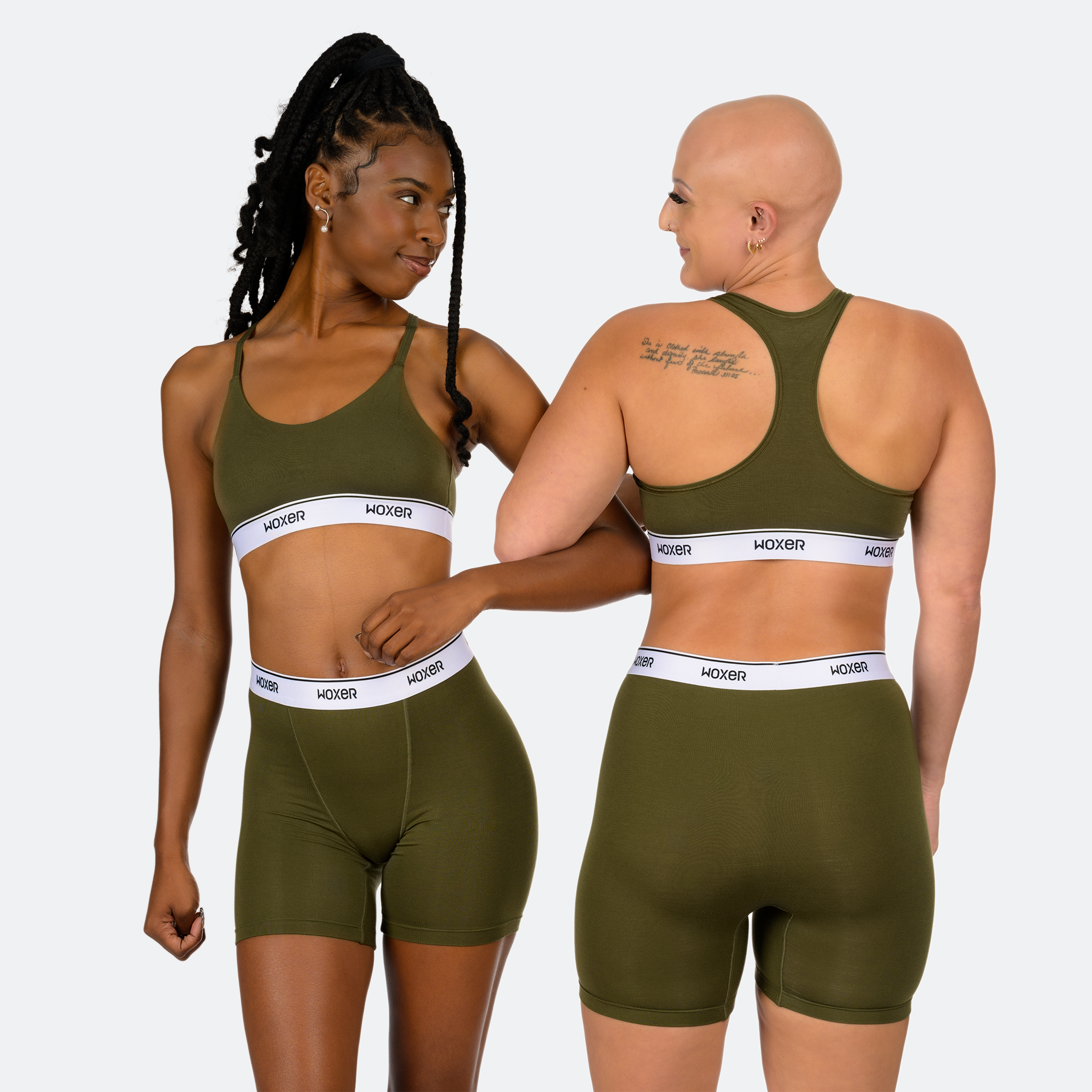 Baller High Waisted Mountain Green