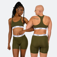 Baller High Waisted Mountain Green