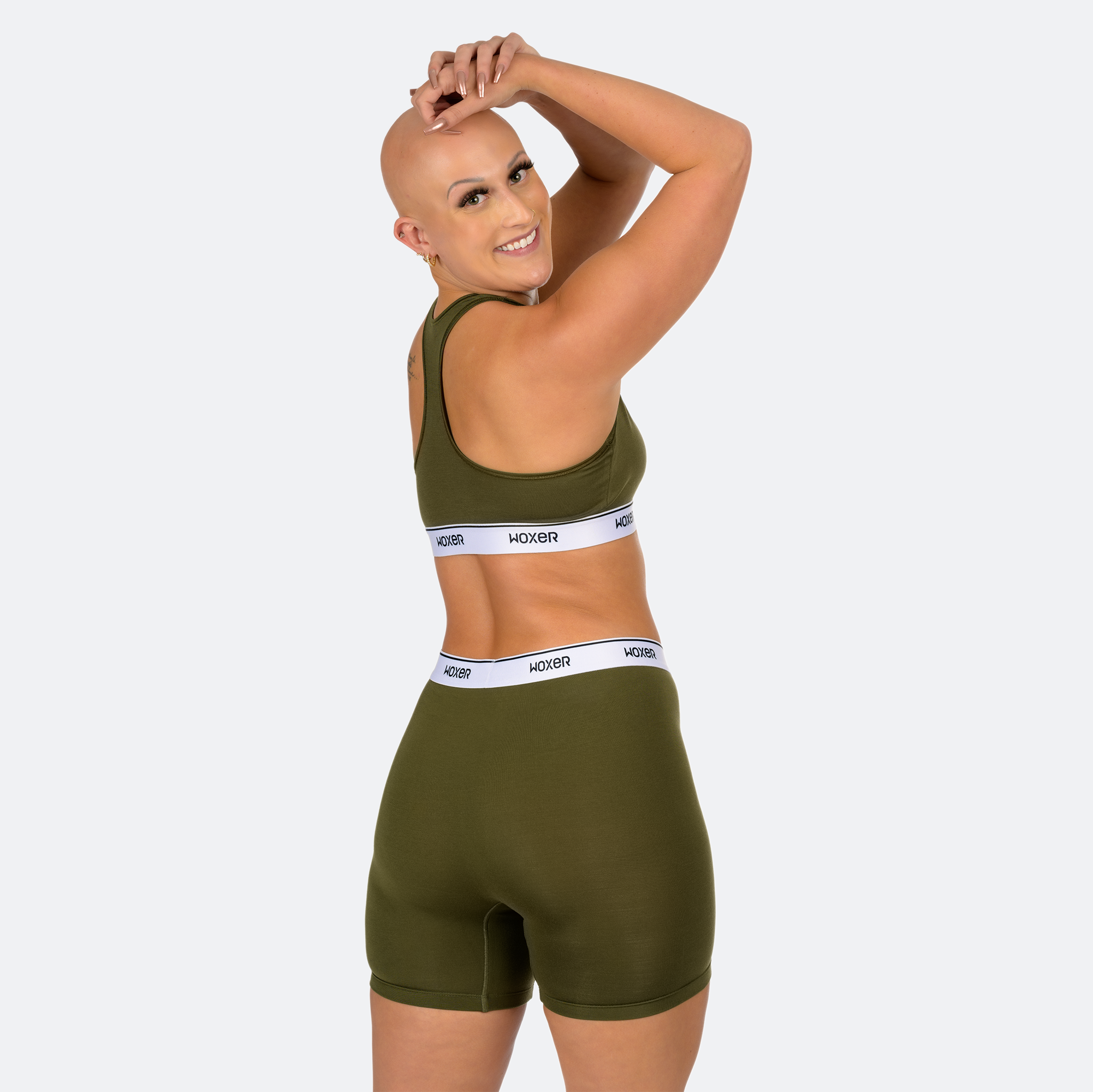 Baller High Waisted Mountain Green
