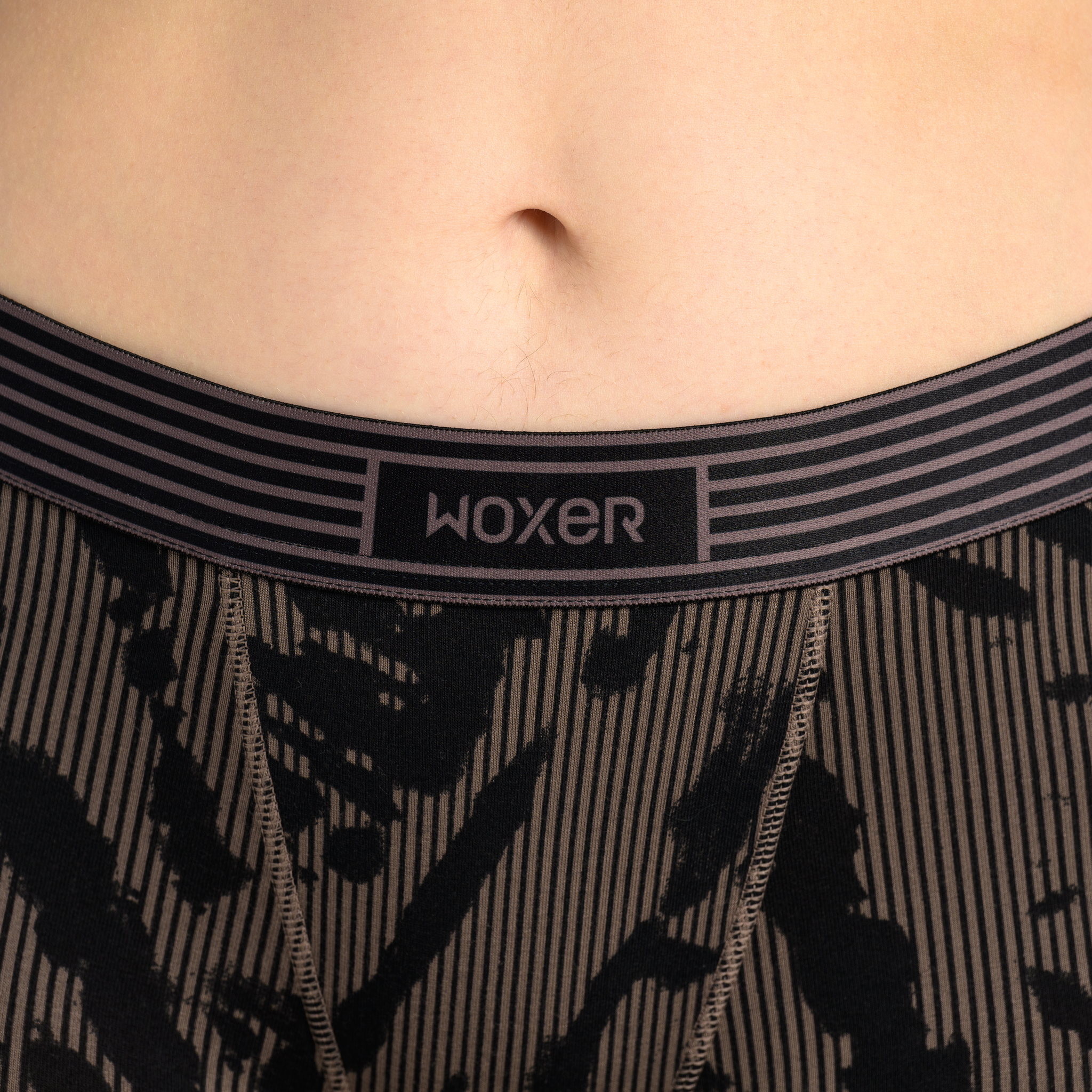 Baller High Waisted Dune Micro Stripe