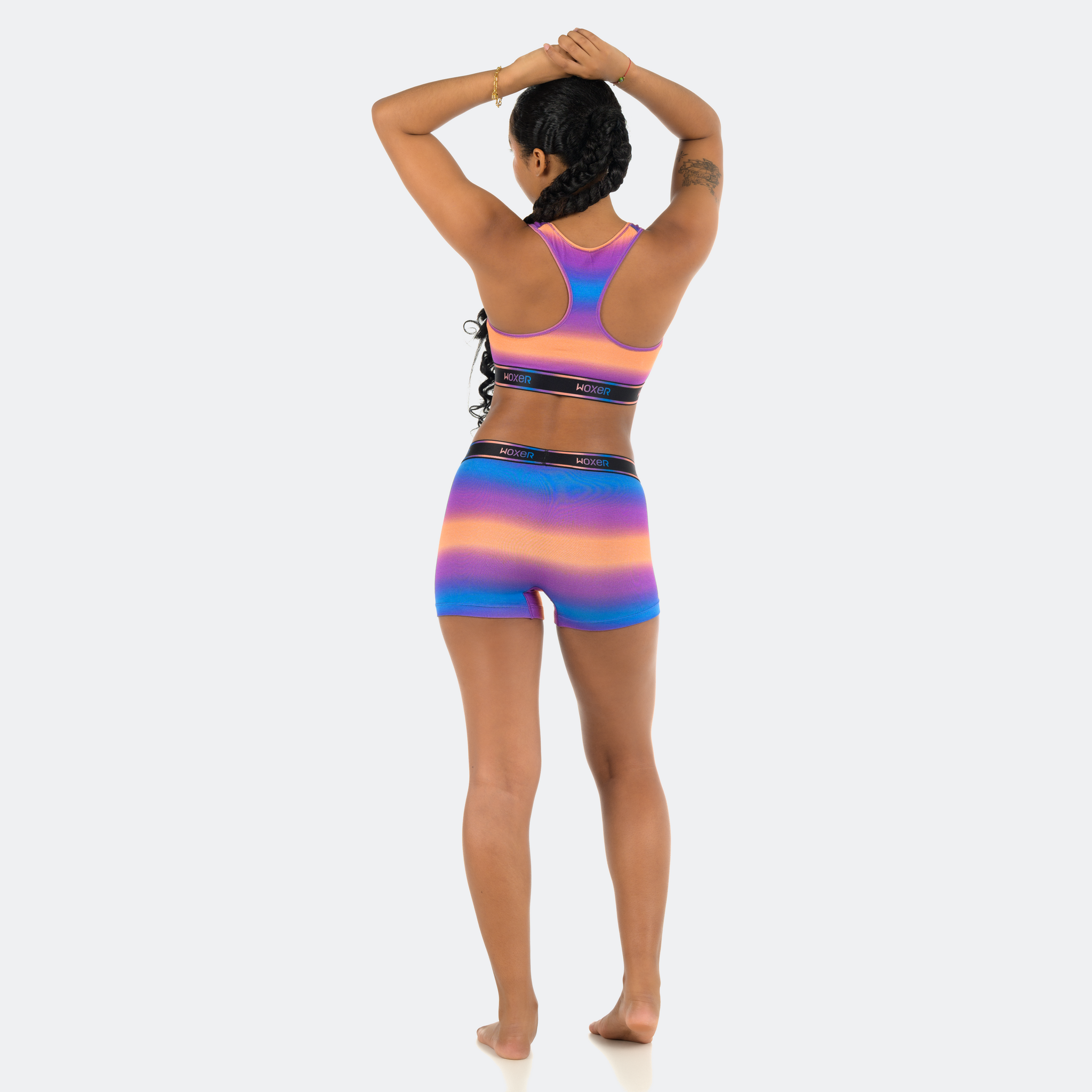 Cece wears a size S