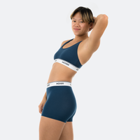 Star High Waisted Navy