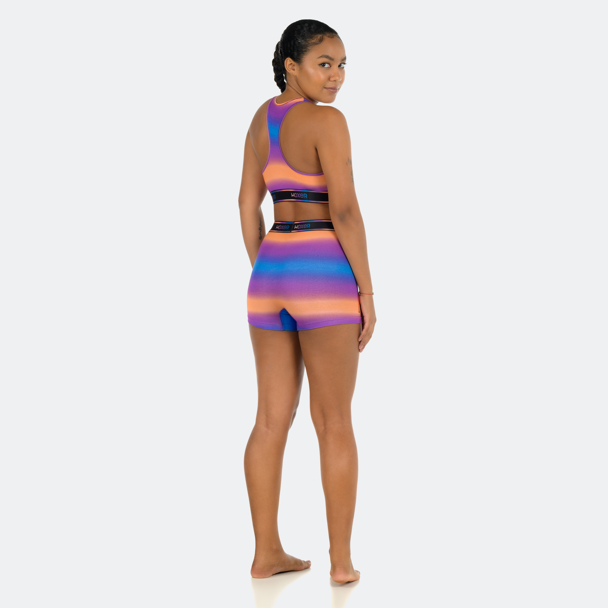Cece wears a size S