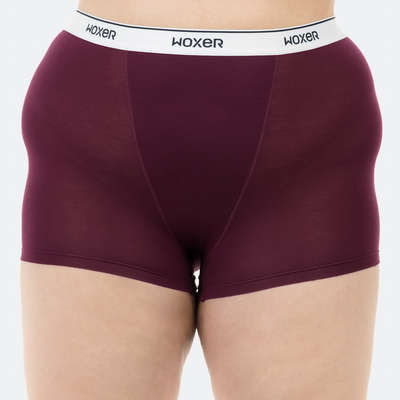 Star High Waisted Burgundy