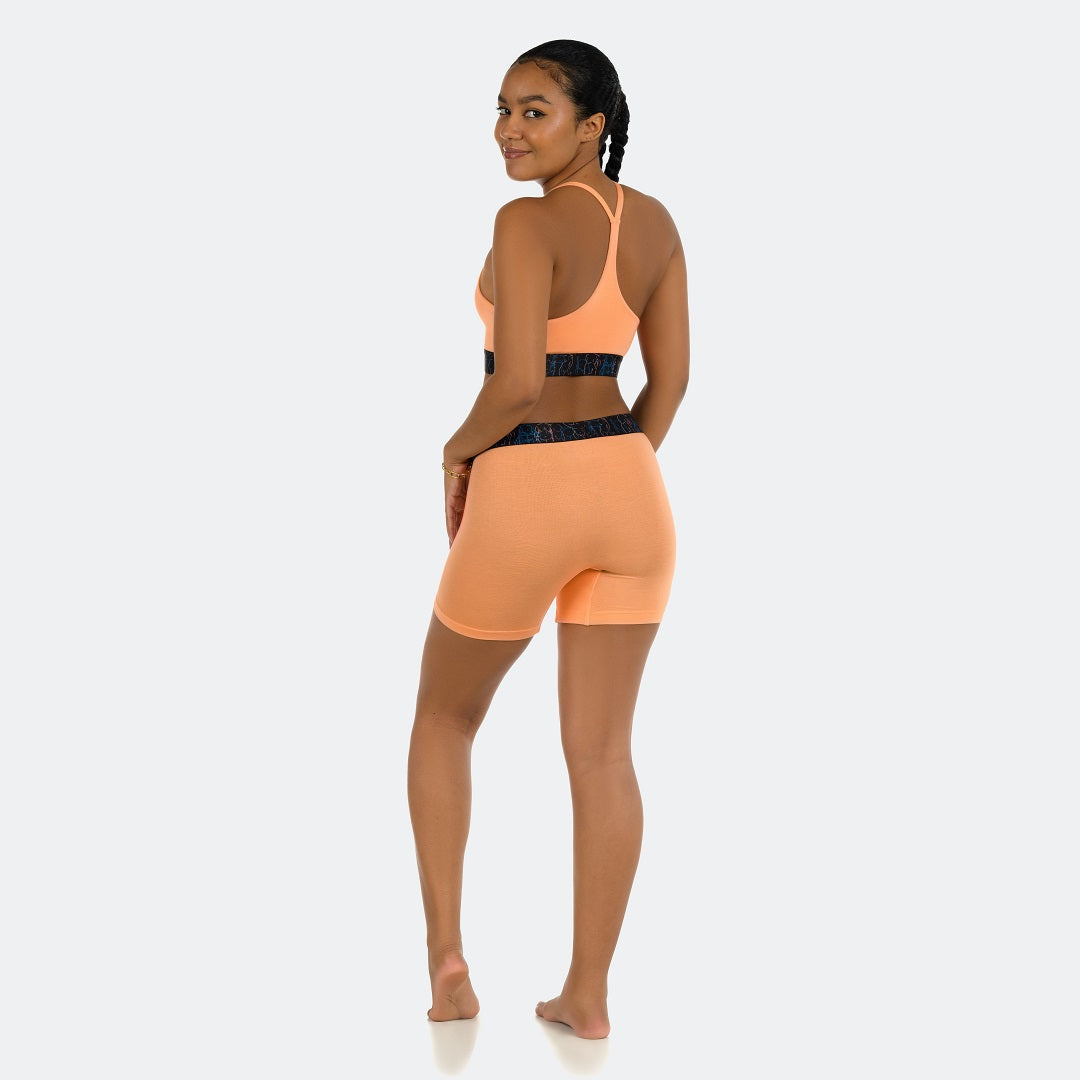 Cece wears a size S
