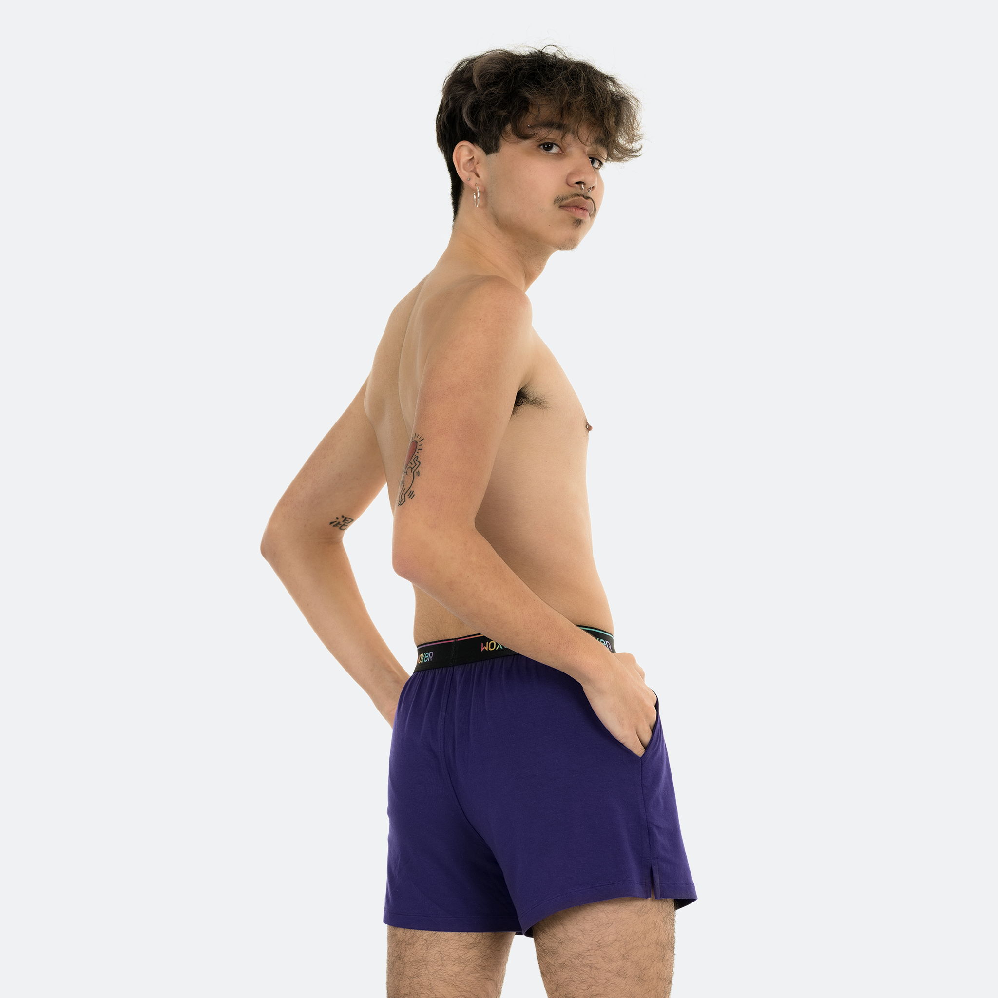 Ricky wears a size S