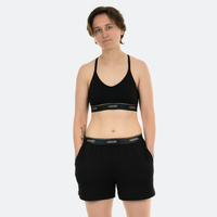 Hayley wears a size M