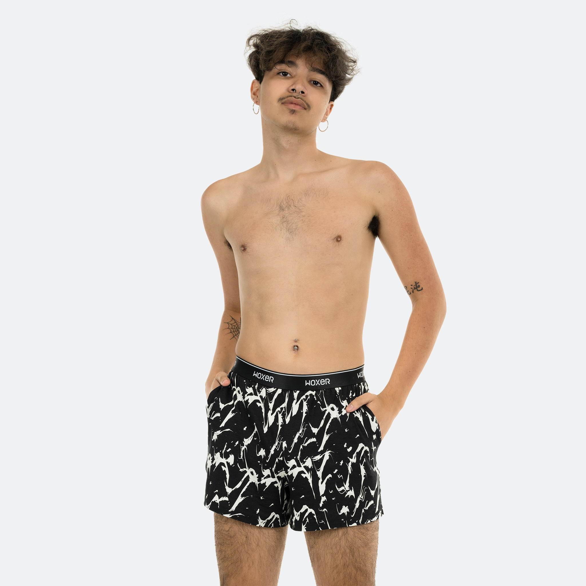 Ricky wears a size S