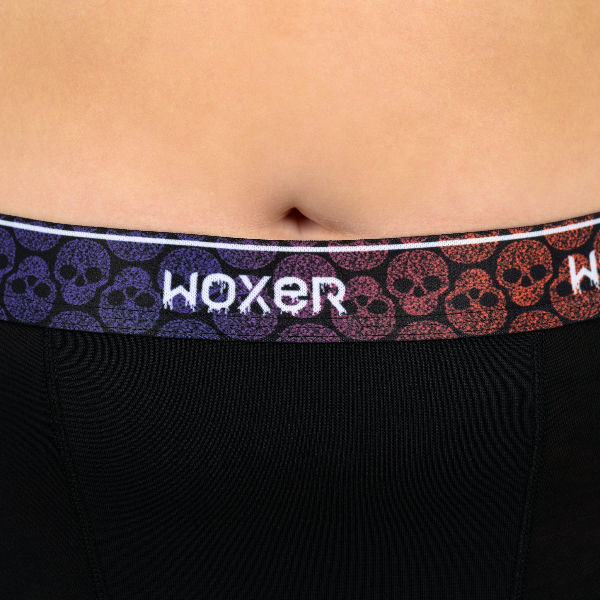 Star High Waisted Halloween Black