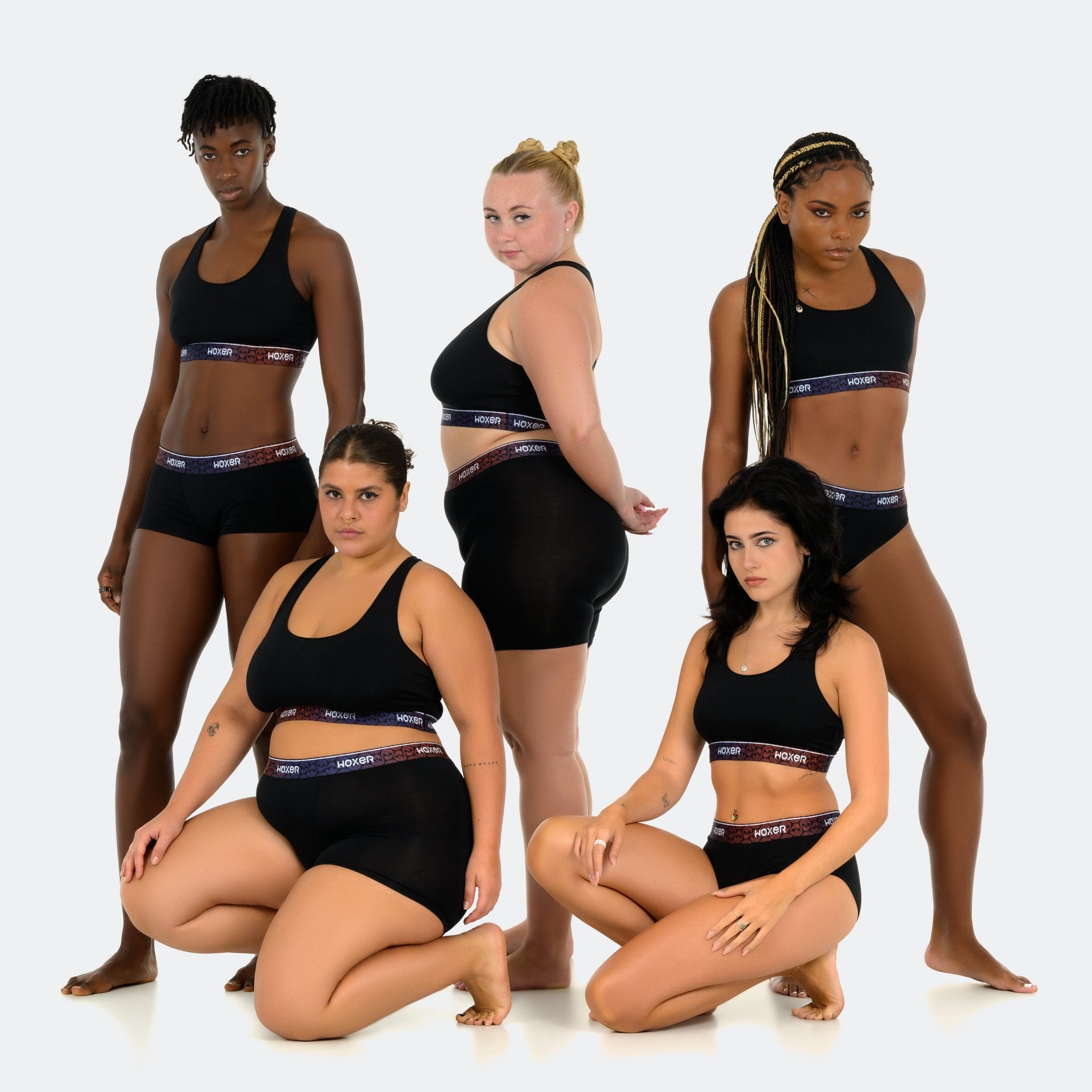 Star High Waisted Halloween Black