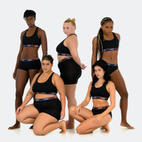 Star High Waisted Halloween Black