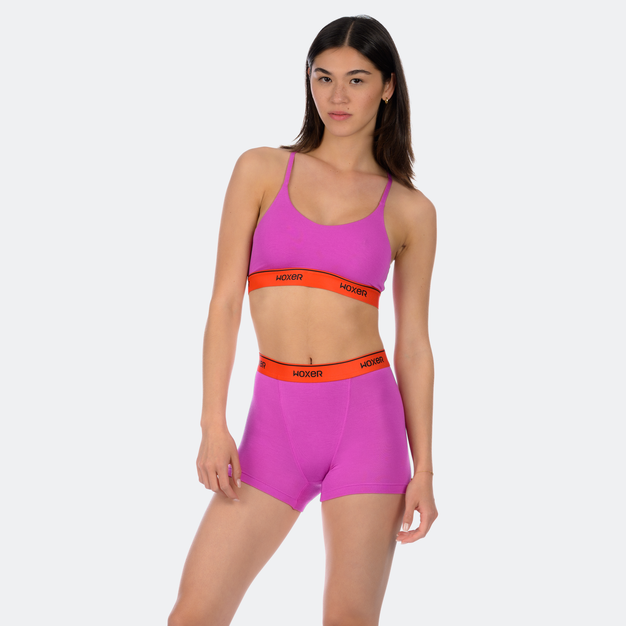 Caroline wears a size S