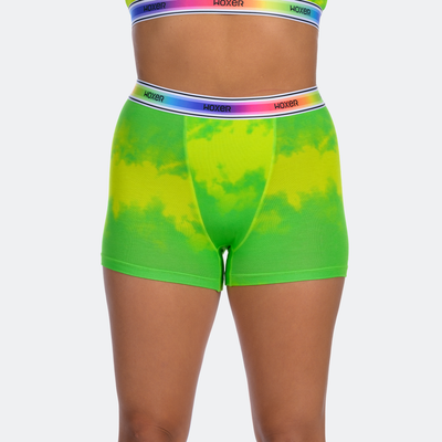Star High Waisted Liquid Lime