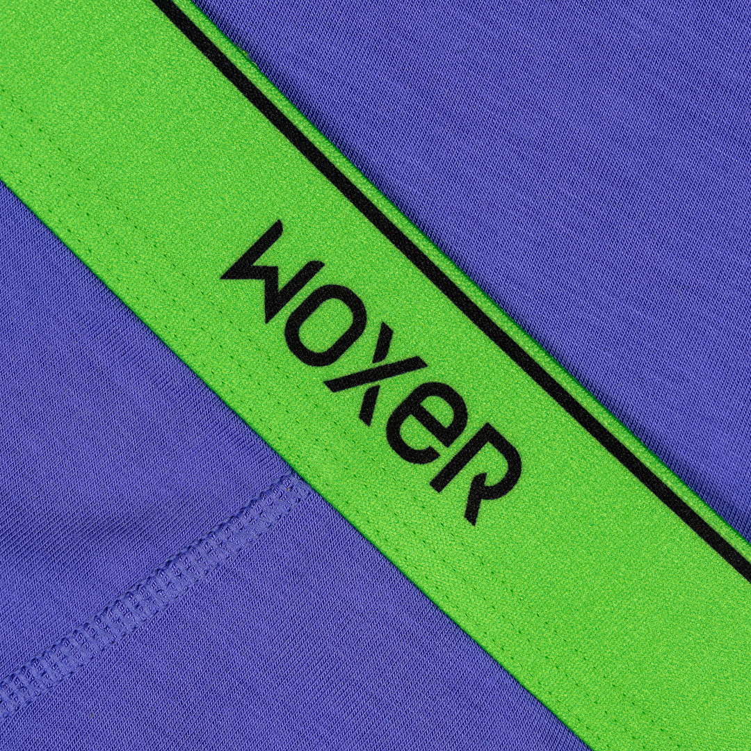 Star High Waisted Digital Violet