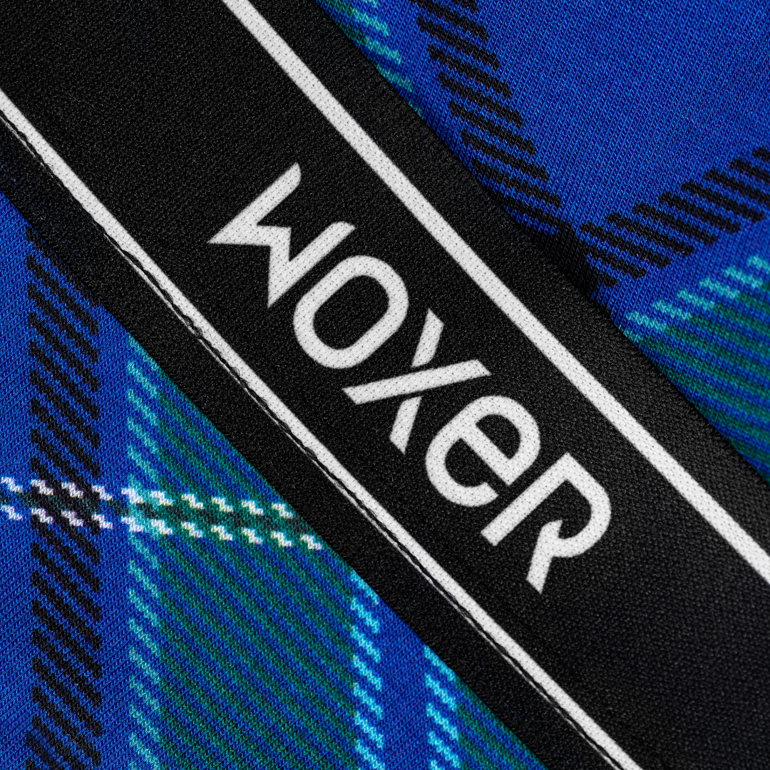 Baller High Waisted Blue Plaid