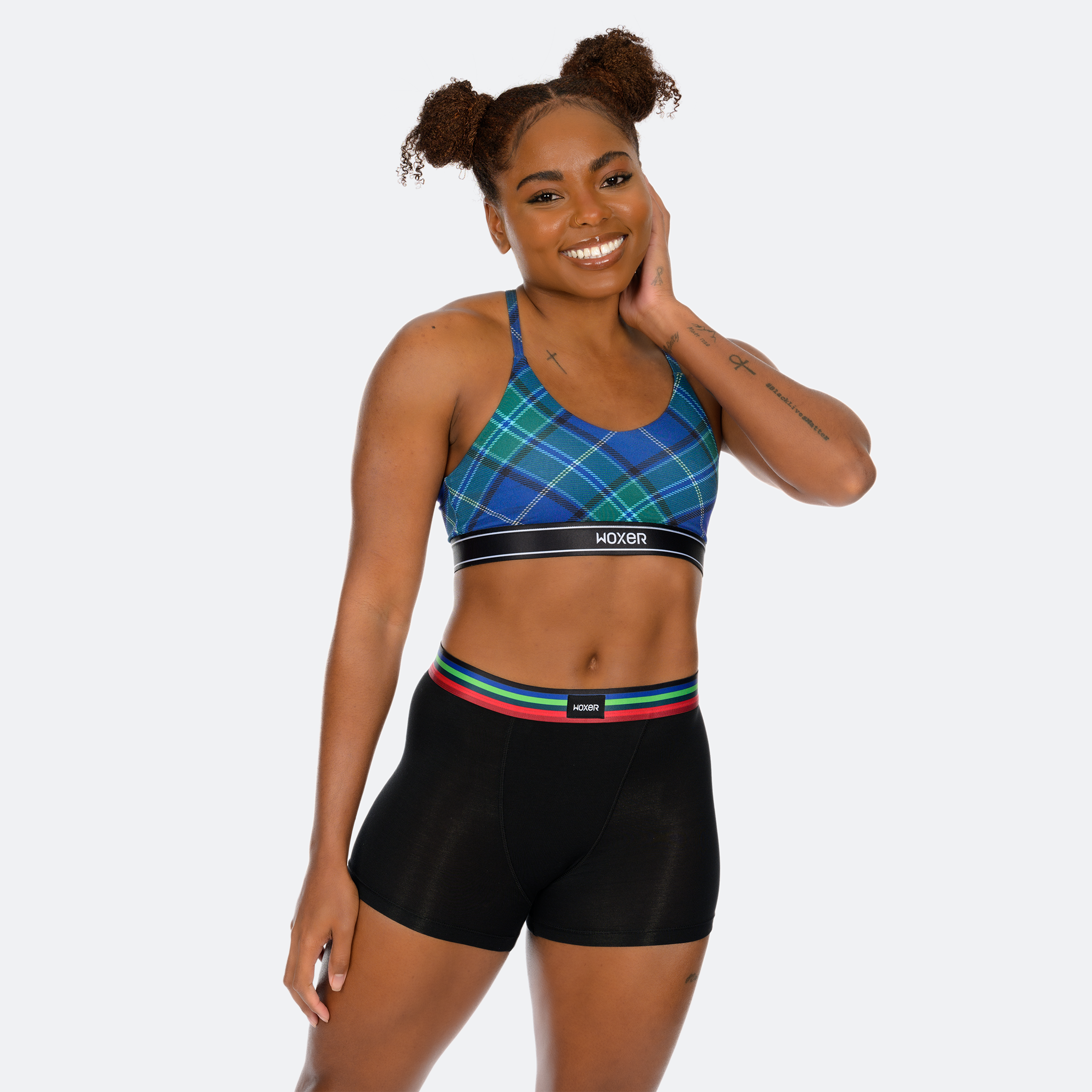 Star High Waisted Holiday Black