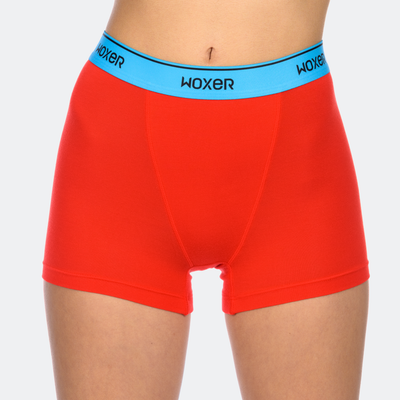 Star High Waisted Candy Red