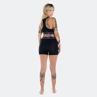 Lauren wears a size S