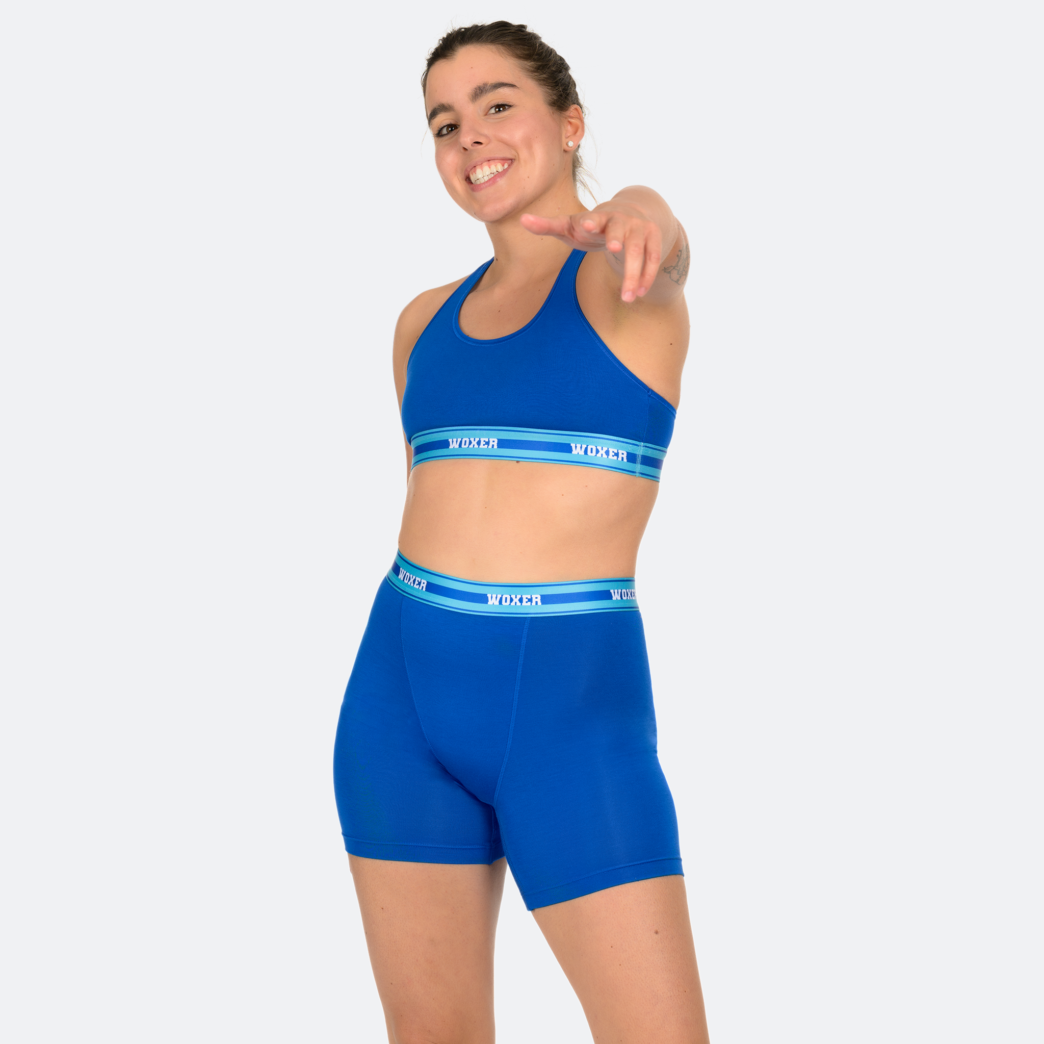 Baller High Waisted Varsity Blue