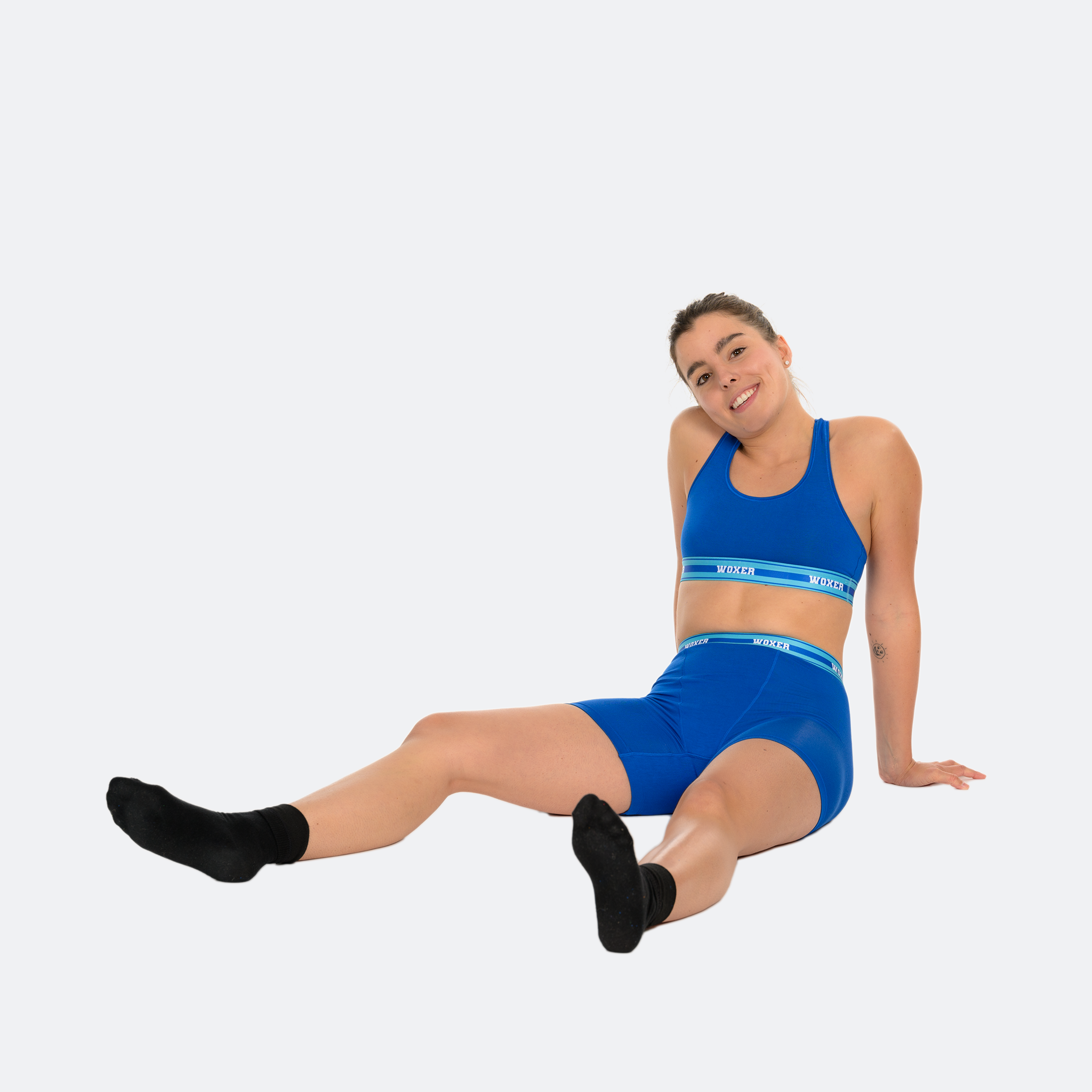 Baller High Waisted Varsity Blue