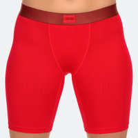 Biker Santa Red