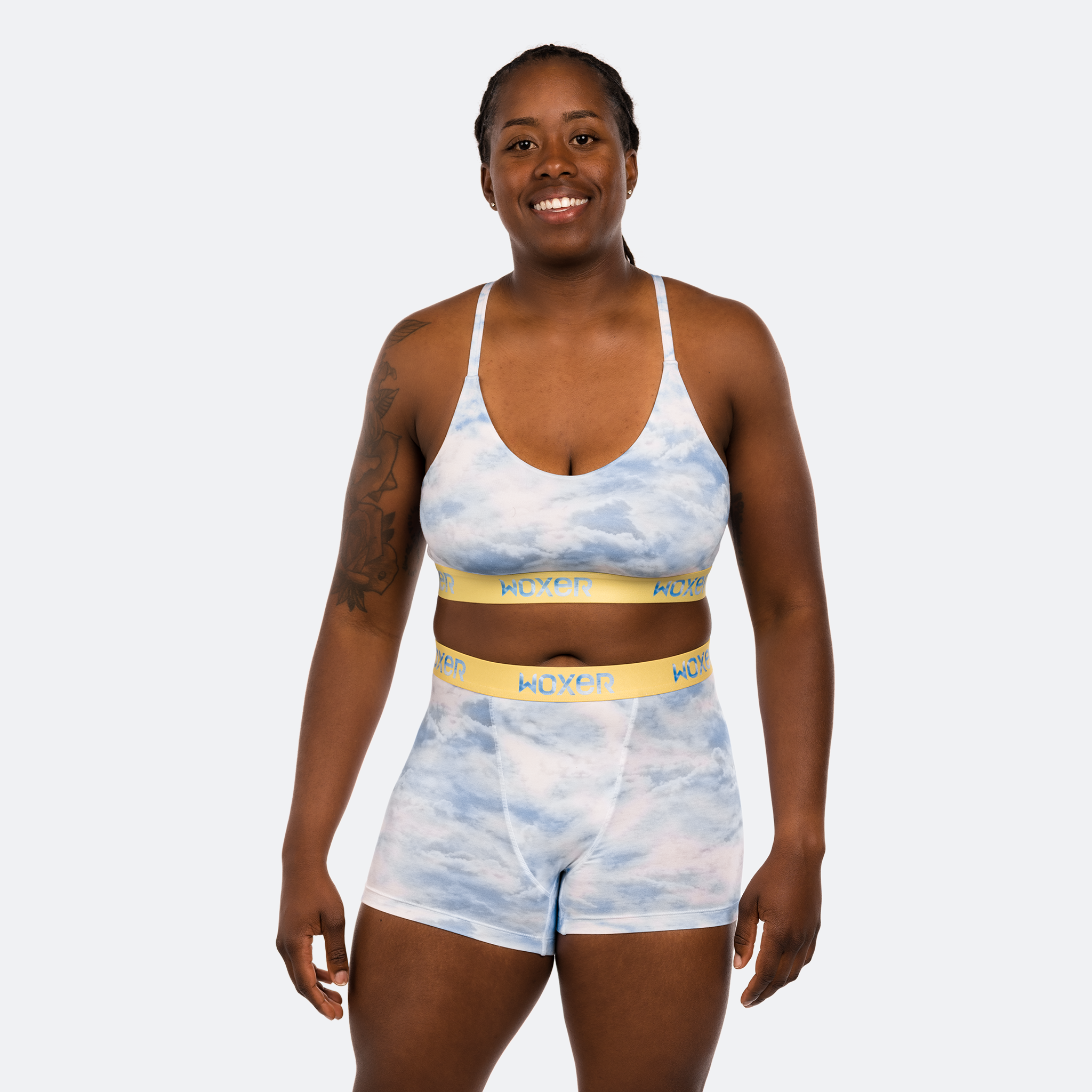 Star High Waisted Cloudy