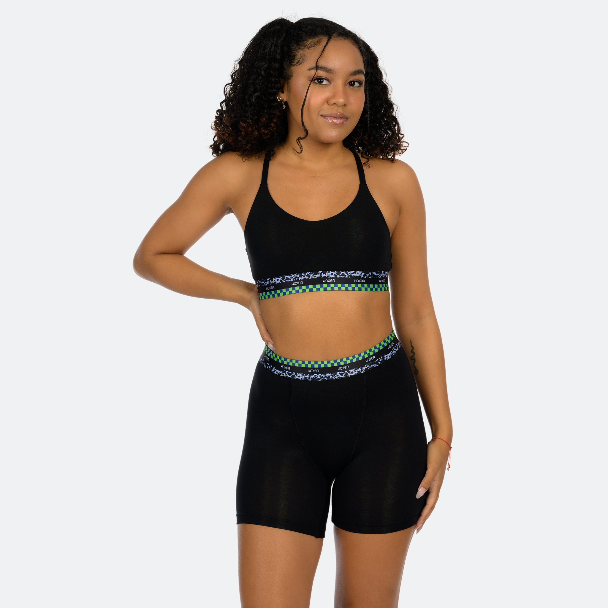 Baller High Waisted Black Diamond