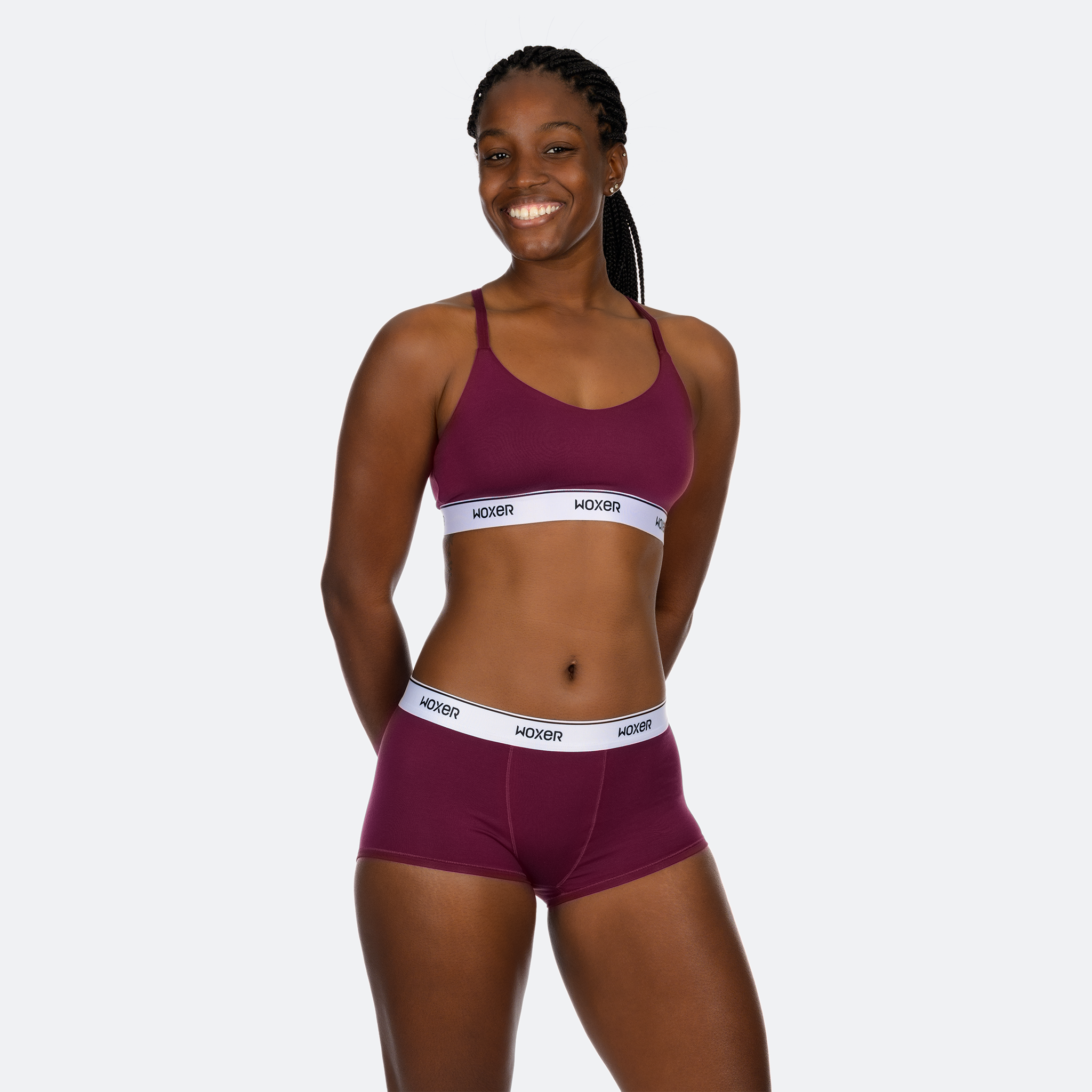Sharell wears a size M