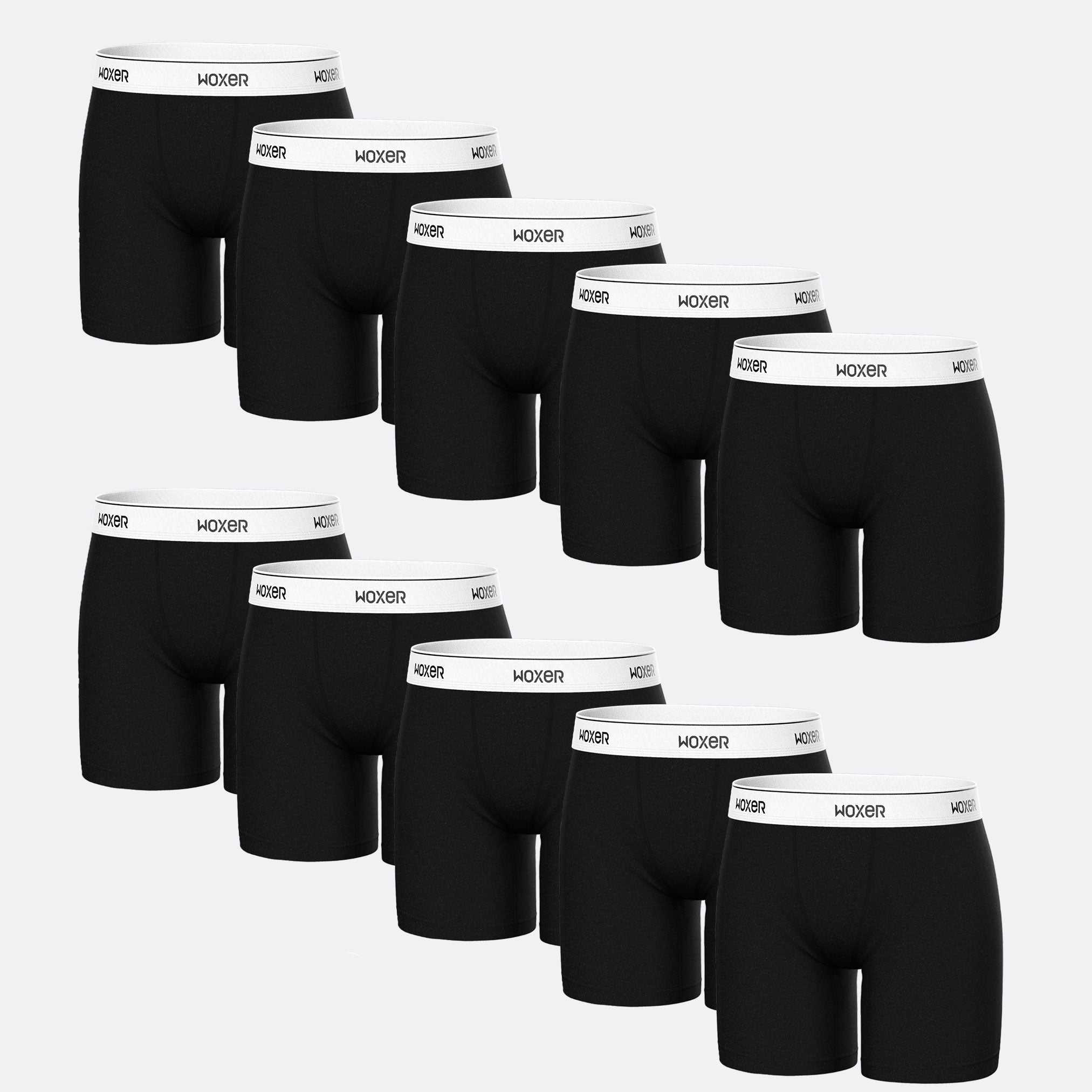 Baller High Waisted Black 10-Pack